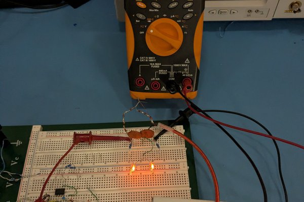 Boosting voltage with a cable